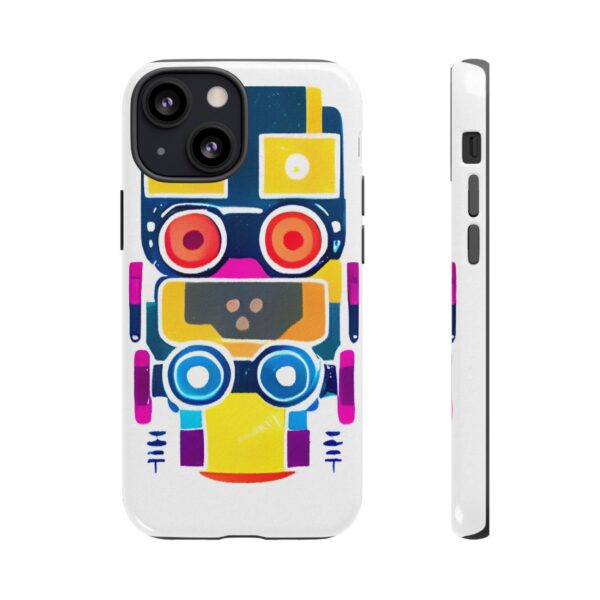 Rainbow Designs Robot On Tough Cases Custom Phone Cases For iPhone Google Pixel and Samsung Series - Image 43