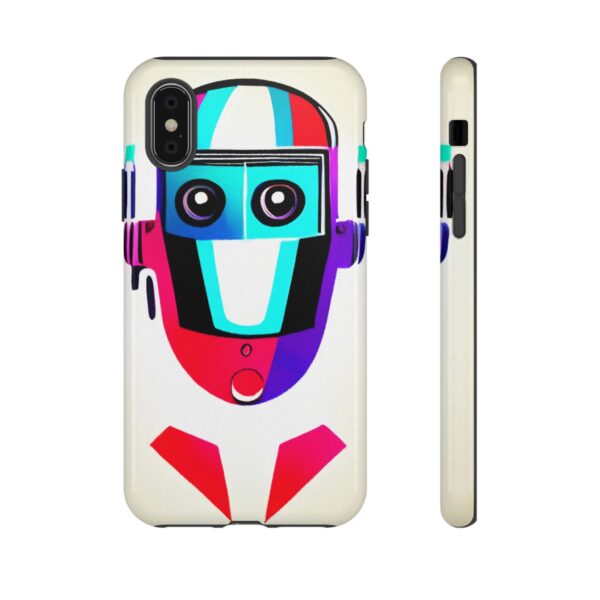 Rainbow Designs Robot On Tough Cases Custom Phone Cases For iPhone Google Pixel and Samsung Series - Image 5