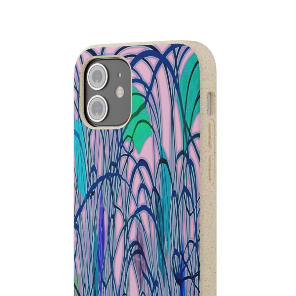 Curved Striped Pattern Biodegradable Cases For IPhone & Samsung  🌿 - Image 23