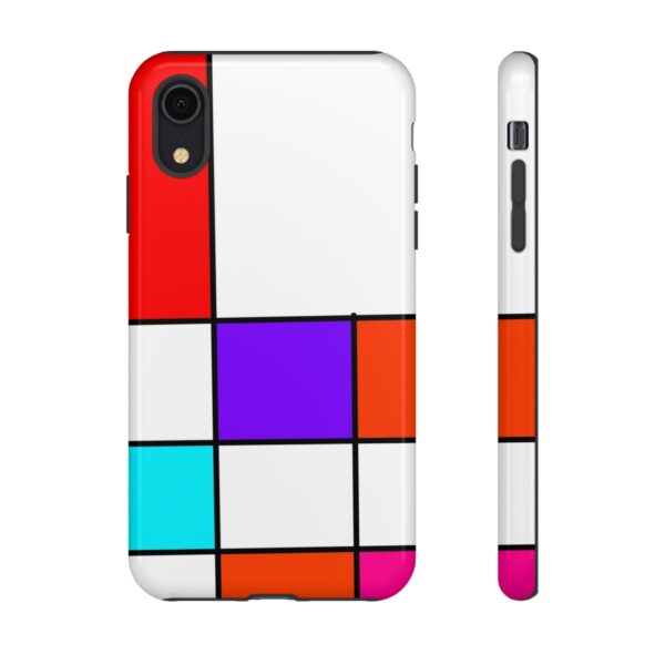 Rainbow Designs Mondrian Art On Tough Cases Custom Phone Cases For iPhone Google Pixel and Samsung Series - Image 7