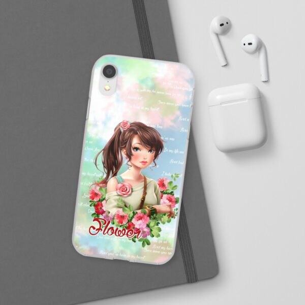 Girl With Flowers Flexi Cases for Samsung and iPhone - Image 105