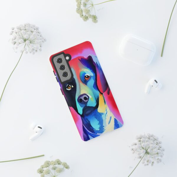 Rainbow Designs Dog Portrait On Tough Cases Custom Phone Cases For iPhone Google Pixel and Samsung Series - Image 56