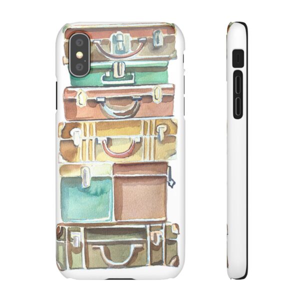 Suitcases stack Snap Cases Custom Phone Cases For Samsung Google Pixel and iPhone Lines - Image 29