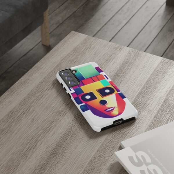 Rainbow Designs Robot On Tough Cases Custom Phone Cases For iPhone Google Pixel and Samsung Series - Image 80