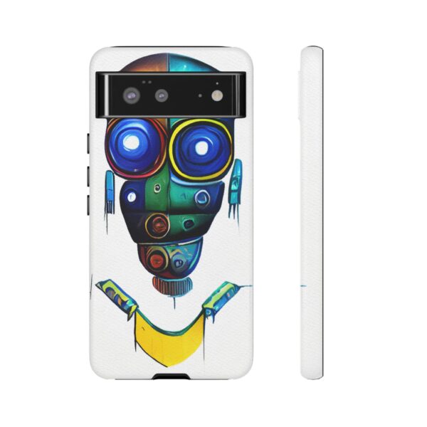 Rainbow Designs Robot On Tough Cases Custom Phone Cases For iPhone Google Pixel and Samsung Series - Image 49