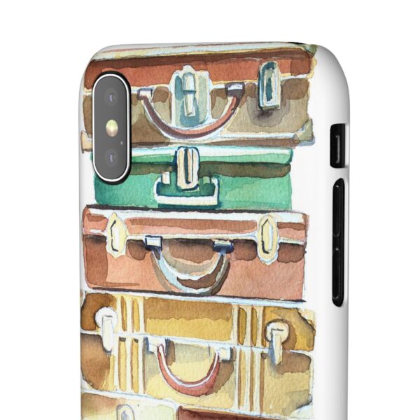 Suitcases stack Snap Cases Custom Phone Cases For Samsung Google Pixel and iPhone Lines - Image 12