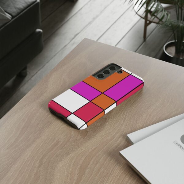 Rainbow Designs Mondrian Art On Tough Cases Custom Phone Cases For iPhone Google Pixel and Samsung Series - Image 84