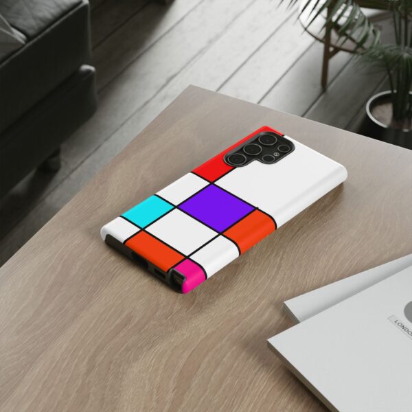 Rainbow Designs Mondrian Art On Tough Cases Custom Phone Cases For iPhone Google Pixel and Samsung Series - Image 94