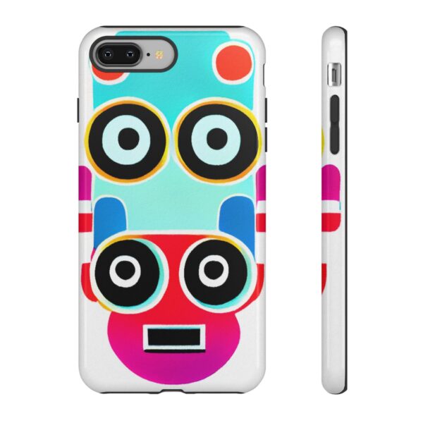 Rainbow Designs Robot On Tough Cases Custom Phone Cases For iPhone Google Pixel and Samsung Series - Image 3