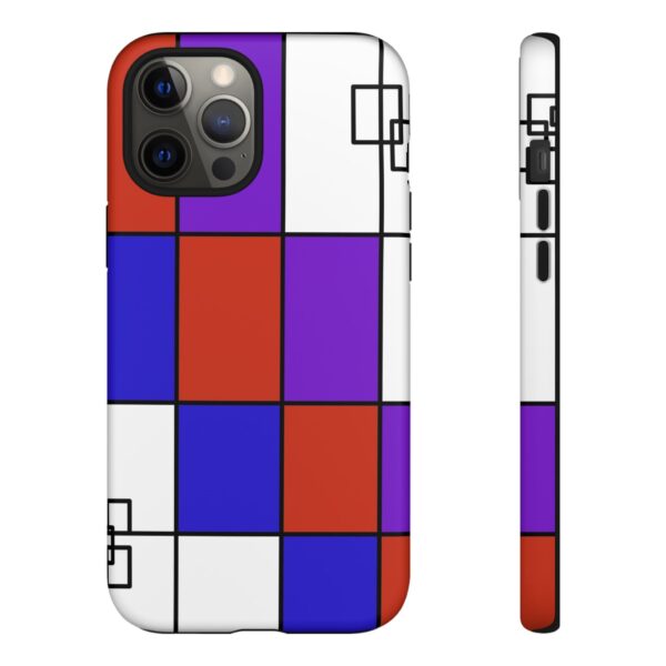 Rainbow Designs Mondrian Art On Tough Cases Custom Phone Cases For iPhone Google Pixel and Samsung Series - Image 38