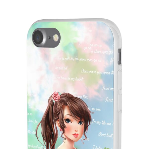 Girl With Flowers Flexi Cases for Samsung and iPhone - Image 88