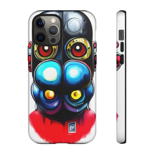 Rainbow Designs Robot On Tough Cases Custom Phone Cases For iPhone Google Pixel and Samsung Series - Image 35