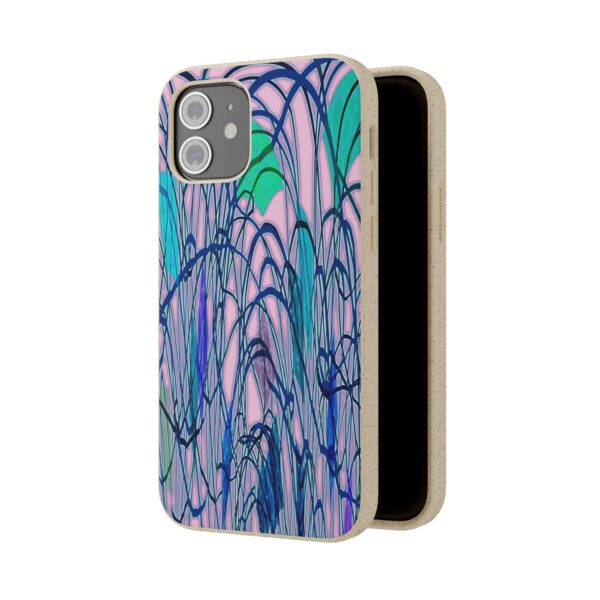 Curved Striped Pattern Biodegradable Cases For IPhone & Samsung  🌿 - Image 22