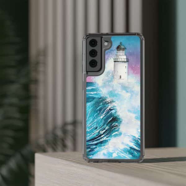 Crashing Waves Clear Case 🌊 for the enchanting iPhone 14! 📱✨ - Image 15