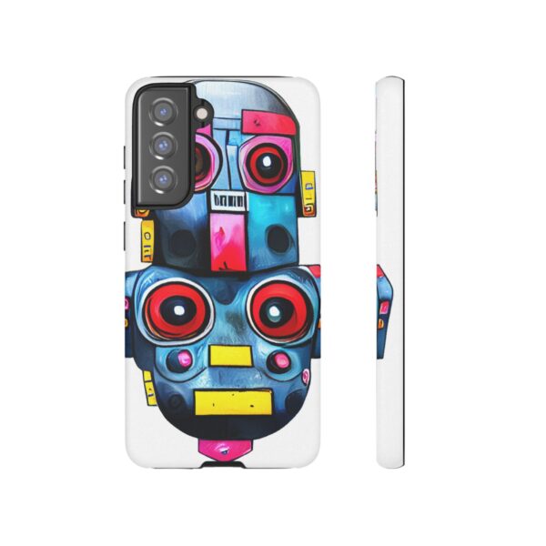 Rainbow Designs Robot On Tough Cases Custom Phone Cases For iPhone Google Pixel and Samsung Series - Image 81