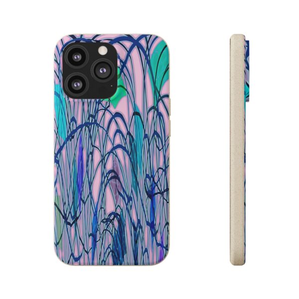 Curved Striped Pattern Biodegradable Cases For IPhone & Samsung  🌿 - Image 77