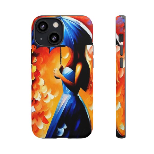 Rainbow Designs Woman With Umbrella On Tough Cases Custom Phone Case For iPhone and Samsung Series - Image 45