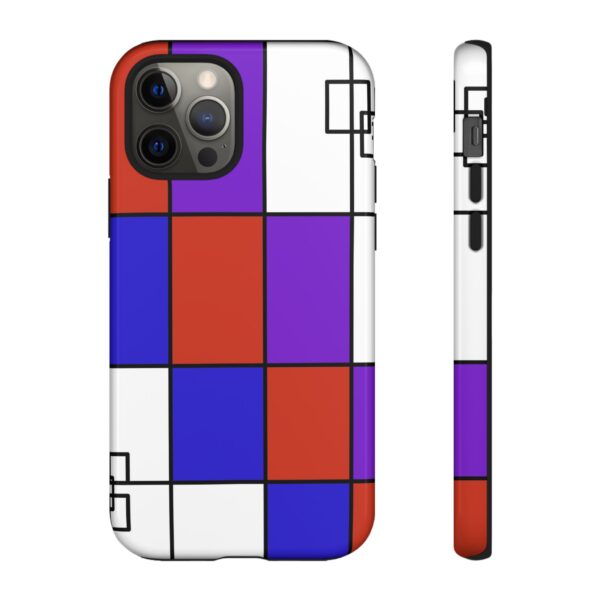 Rainbow Designs Mondrian Art On Tough Cases Custom Phone Cases For iPhone Google Pixel and Samsung Series - Image 35