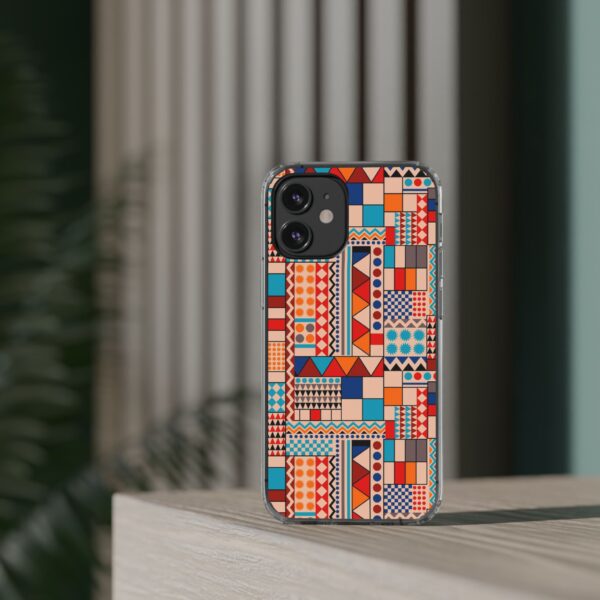 Patchwork Pattern Clear Cases For iPhone and Samsung - Image 27