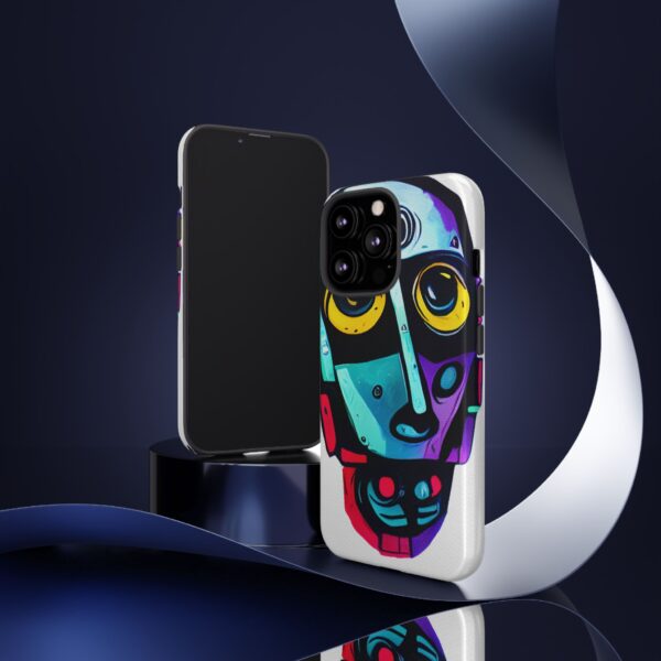 Rainbow Designs Robot On Tough Cases Custom Phone Cases For iPhone Google Pixel and Samsung Series - Image 48