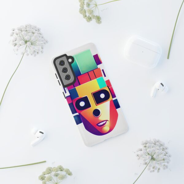 Rainbow Designs Robot On Tough Cases Custom Phone Cases For iPhone Google Pixel and Samsung Series - Image 56