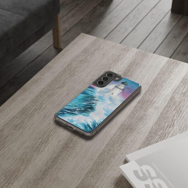 Crashing Waves Clear Case 🌊 for the enchanting iPhone 14! 📱✨ - Image 47