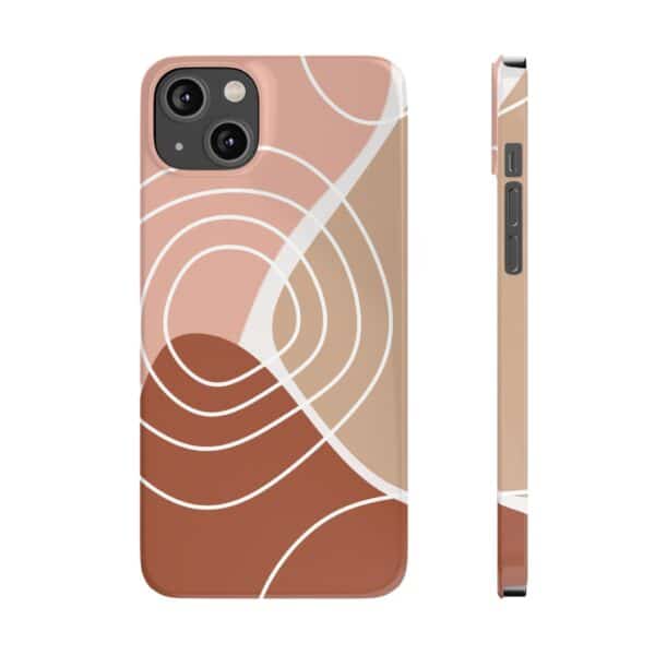 Abstract Color Block With White Circle Slim Phone Cases Case-Mate Custom Phone Cases For iPhone and Samsung Galaxy Models - Image 56