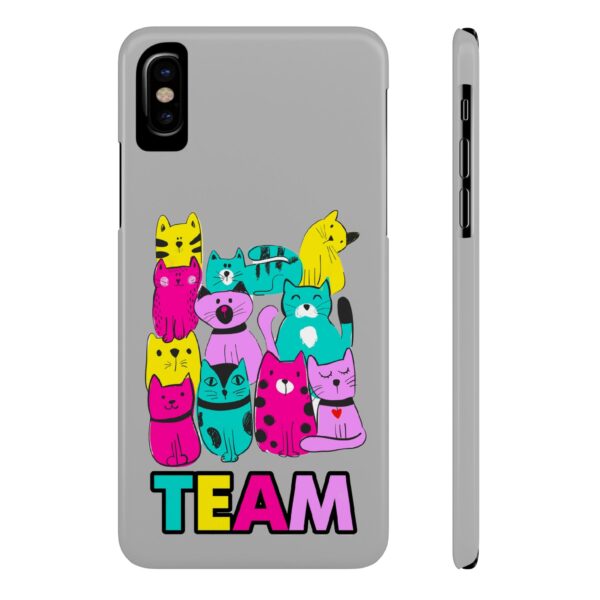 Rainbow Designs Cats On Slim Phone Cases Case-Mate Custom Phone Cases For iPhone and Samsung Series - Image 3