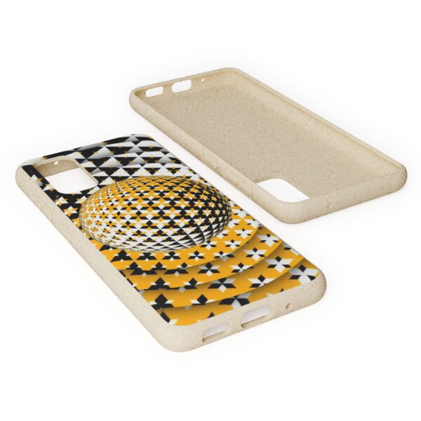 Yellow Gold Sphere Biodegradable Cases For iPhone and Samsung - Image 56