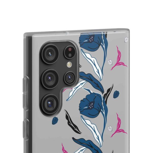 Rainbow Designs Blue Poppies On Flexi Cases Custom Phone Cases For iPhone and Samsung Series - Image 195