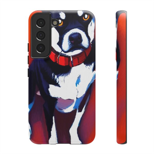 Rainbow Designs Dog Portrait On Tough Cases Custom Phone Cases For iPhone Google Pixel and Samsung Series. - Image 85