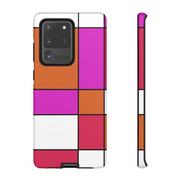 Rainbow Designs Mondrian Art On Tough Cases Custom Phone Cases For iPhone Google Pixel and Samsung Series - Image 28