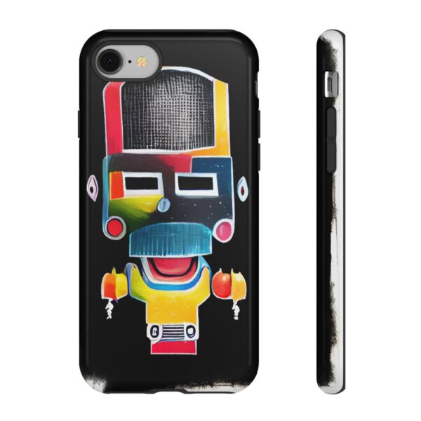 Rainbow Designs Robot On Tough Cases Custom Phone Cases For iPhone Google Pixel and Samsung Series