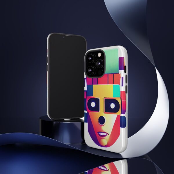 Rainbow Designs Robot On Tough Cases Custom Phone Cases For iPhone Google Pixel and Samsung Series - Image 48