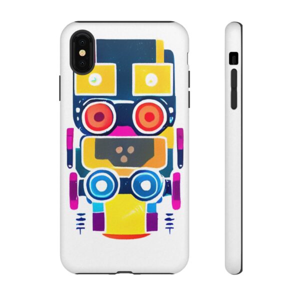 Rainbow Designs Robot On Tough Cases Custom Phone Cases For iPhone Google Pixel and Samsung Series - Image 12