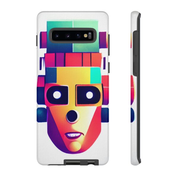 Rainbow Designs Robot On Tough Cases Custom Phone Cases For iPhone Google Pixel and Samsung Series - Image 15