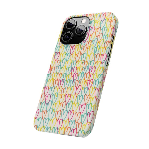 Rainbow Designs Colorful Hearts On Slim Phone Cases Case-Mate Custom Phone Cases For iPhone and Samsung Series - Image 32