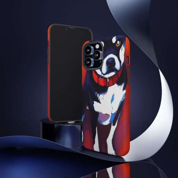 Rainbow Designs Dog Portrait On Tough Cases Custom Phone Cases For iPhone Google Pixel and Samsung Series. - Image 54