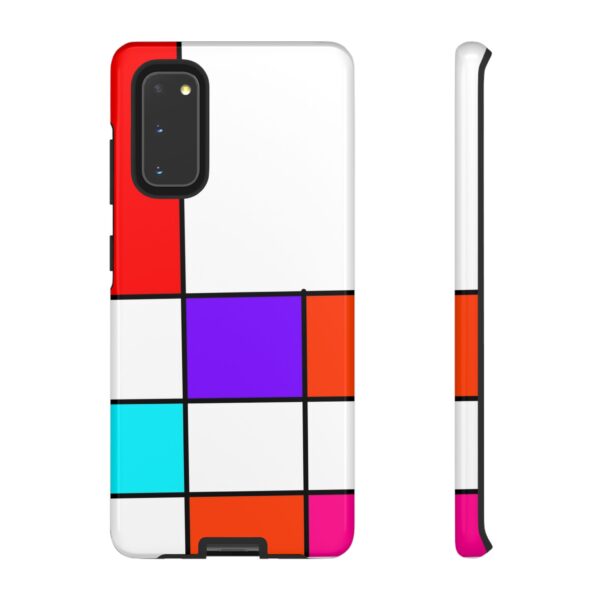 Rainbow Designs Mondrian Art On Tough Cases Custom Phone Cases For iPhone Google Pixel and Samsung Series - Image 25