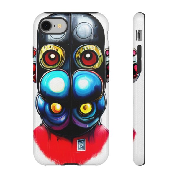 Rainbow Designs Robot On Tough Cases Custom Phone Cases For iPhone Google Pixel and Samsung Series