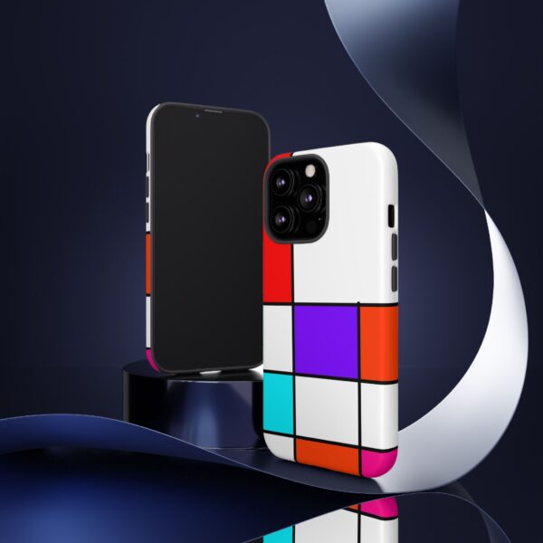 Rainbow Designs Mondrian Art On Tough Cases Custom Phone Cases For iPhone Google Pixel and Samsung Series - Image 50