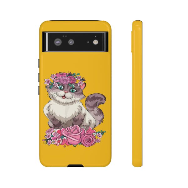 Rainbow Designs Cute Cat On Tough Cases Custom Phone Cases For iPhone Google Pixel and Samsung Series - Image 71