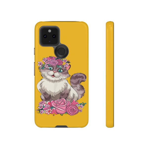 Rainbow Designs Cute Cat On Tough Cases Custom Phone Cases For iPhone Google Pixel and Samsung Series - Image 67