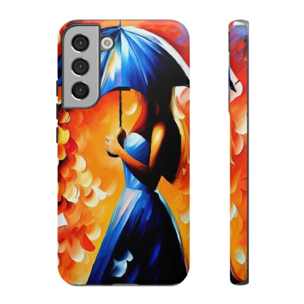 Rainbow Designs Woman With Umbrella On Tough Cases Custom Phone Case For iPhone and Samsung Series - Image 89