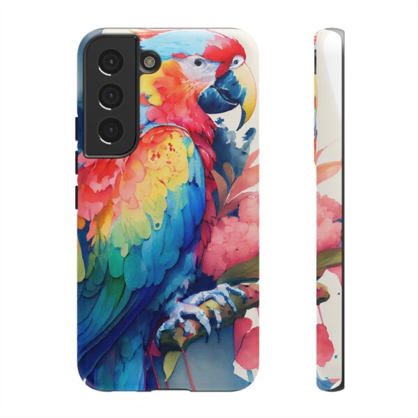 Rainbow Designs An Almost Normal Parrot On Tough Cases Custom Phone Cases For iPhone Google Pixel and Samsung Series - Image 3