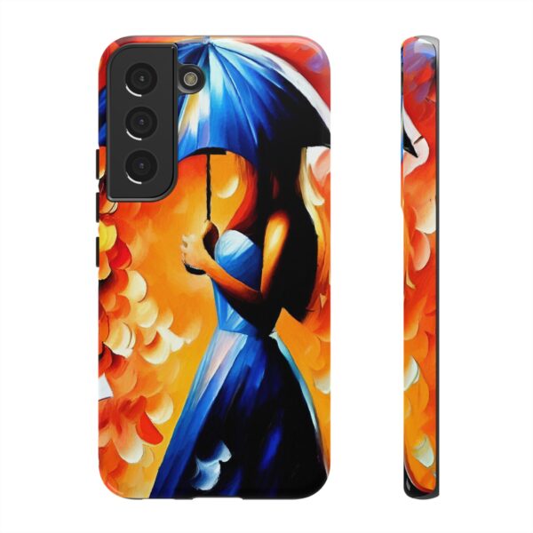 Rainbow Designs Woman With Umbrella On Tough Cases Custom Phone Case For iPhone and Samsung Series - Image 83