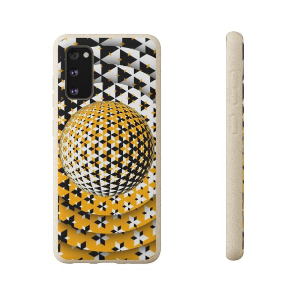 Yellow Gold Sphere Biodegradable Cases For iPhone and Samsung - Image 53