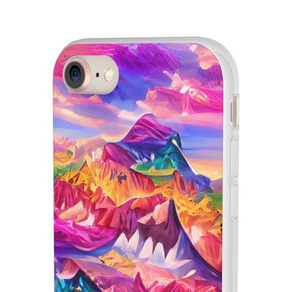 Rainbow Designs Colorful Nature  On Flexi Cases Custom Phone Cases For iPhone and Samsung Series - Image 2