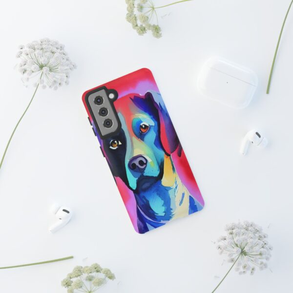 Rainbow Designs Dog Portrait On Tough Cases Custom Phone Cases For iPhone Google Pixel and Samsung Series - Image 58