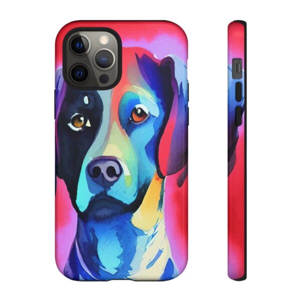 Rainbow Designs Dog Portrait On Tough Cases Custom Phone Cases For iPhone Google Pixel and Samsung Series - Image 35